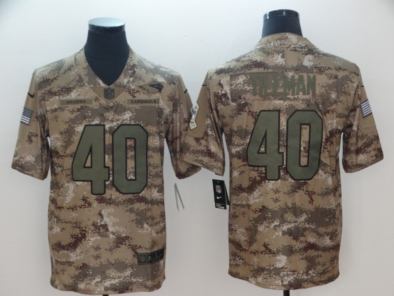 Men's Arizona Cardinals Pat Tillman #40 Camouflage Jersey